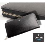 新品正規2.2万円 LANVIN en Bleu ランバン オン ブルー ワグラム ラウンドファスナー 長財布 黒(BLK) 579606