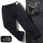 新品正規 ノースフェイス 海外限定 ロゴ刺繍 ベルト付き HI MOUNTAIN ストレッチツイル パンツ メンズW92ブラック(BLK)