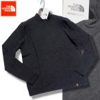 新品正規 ノースフェイス 海外限定 MERINO WOOL モックネック ロングTシャツ メンズXLブラック(BLK)