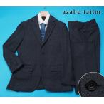 ショッピング紺 新品サンプル azabu tailor 麻布テーラー 秋冬 尾州 ガルゼニットジャージー ストレッチ スーツ 46A(A5)紺 IZ1C