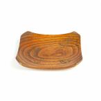 【アウトレット】〈2個組〉漆器 茶托 13×11cm 銘々皿 小皿 漆塗り 天然木 37-1