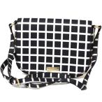 ケイトスペード バッグ katespade コーティングレザー チェック 斜め掛け ショルダー バッグ マルチ 4290