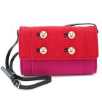 ケイトスペード バッグ katespade フェルト ショルダー バッグ レッド×ピンク 4459