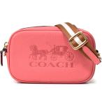 コーチ バッグ COACH ペブルレザー ジェス ロゴ ベルトバッグ 3way ショルダー 斜め掛け クラッチ ウエスト ヒップ バッグ ブライトコーラル 75952