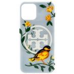 トリーバーチ iphoneケース TORY BURCH レジン iPhone12/iPhone12pro 専用 スマホケース グレイシャーブルー 85208