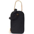 トリーバーチ 小物 TORY BURCH レザー エマーソン 2way フォン iPhone スマホ ウォレット チェーン ポシェット クロスボディ ショルダー ブラック 87931