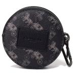 Yahoo! Yahoo!ショッピング(ヤフー ショッピング)コーチ マルチポーチ COACH コーティングキャンバス ナチュラルペブルレザー ホース アンド キャリッジ ラウンド ハイブリッド ポーチ ブラックマルチ 91658