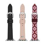 ケイトスペード 時計 katespade レザー シリコン アップルウォッチ スカラップ スマートウォッチ 専用 バンド ベルト ボックス 3本 セット マルチ KSS0048SET