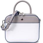 ケイトスペード バッグ katespade レザー マディ カラーブロック トップ ハンドル カメラバッグ 2way ショルダー ハンドバッグ ホワイトマルチ WKRU6828