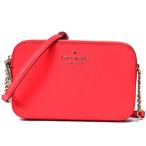 ケイトスペード バッグ katespade サフィアーノレザー ステイシー ダブルジップ スモール 斜めがけ チェーン ショルダーバッグ デジタルレッド WLR00131