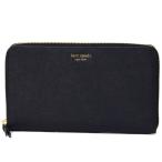 ケイトスペード 財布 katespade サフィアーノレザー キャメロン ラージ トラベル ウォレット ジップ アラウンド 長財布 ブラック WLRU5442