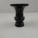 【アウトレット品】 花立 4寸 黒 仏壇用仏具 仏具  sp-011-k596
