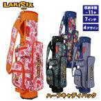 ショッピングフルコース LAKISIX ゴルフ ハーフ キャディバッグ 7型 3分割 ポップ カラフル 総柄 ラキシックス