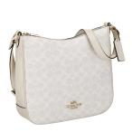 ショッピングcoach COACH コーチ ショルダーバッグ バッグ レディース アウトレット シグネチャー ホワイト レザー ファスナー 式 送料無料 CZ177 IMXU5