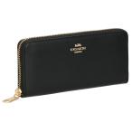 COACH コーチ 長財布 財布 レディース アウトレット ブラック レザー ファスナー式 送料無料 73738 GDBLK