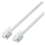 [ новый товар / посылать за товар / оплата при получении не возможно ] modular кабель / коготь поломка предотвращение /0.5m/ белый MJ-T05WH