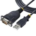 【新品/取寄品/代引不可】USB-RS232Cシリアル変換ケーブル/USB 2.0/91cm/USB Type-Aオス・DB9オス/Windows&m