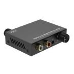【新品/取寄品/代引不可】COAXIAL&Toslinkデジタル音声/アナログ(RCA)/3.5mmミニジャック出力変換機 オーディオコンバーター T