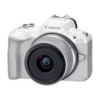 Canon EOS R50 RF-S18-45 IS STM レンズキット ホワイト ミラーレスカメラ キヤノン