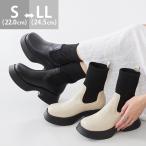 ショートブーツ ソックスブーツ レディース 厚底 ストレッチ 大きいサイズ 痛くない 送料無料 在庫限り 10/30 9:59マデ 2,999円 pre