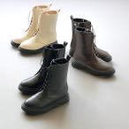 レースアップブーツ レディース 厚底 トラックソール 痛くない サイドファスナー 送料無料 在庫限り 1/7 9_59マデ 2,199円