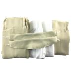 ショッピングカーテン 4枚セット ドレープカーテン ミラーレース 4枚セット ブッチャー織  1級遮光 防音 遮熱 遮像 遮熱 UVカット 幅100x200cm バーノン ベージュ