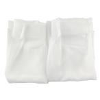 ボイルレースカーテン 2枚 幅100x198cm ホワイト