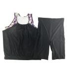  женский купальный костюм 2 позиций комплект bla в одном корпусе майка сорван израсходованный предотвращение body type покрытие L черный 