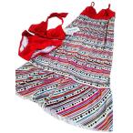  женский купальный костюм 3 позиций комплект покрытие выше One-piece имеется бикини 9 номер M окантовка рисунок красный 