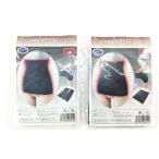 スペースエレガントウォーマー 2枚セット 吸汗速乾 保湿 冷え防止 アウトラスト(R)  日本製 花柄 ブラック 冬