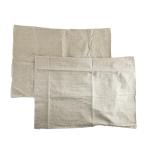 ショッピング枕カバー 枕カバー 綿100％ 洗いざらし 同色2枚組 ふんわり 合わせ式 43x63cm モカベージュ 送料250円