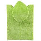  туалет ta Lee 2 позиций комплект Mix мохнатый длинный коврик & крышка покрытие легкий модель O type *U type зеленый 