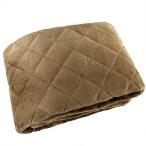 ショッピングホットカーペットカバー 5層あったか ラグ ホットカーペットカバーOK 約3畳 240x190cm 厚み10mm ブラウン 冬