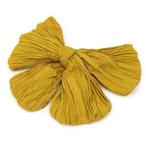 兵児帯 ワッシャー しわ加工 大きいサイズ 浴衣 からし 夏