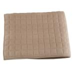 キルトラグ マシュマロ感覚 ホットカーペットカバーOK 1畳 90x185cm 厚み15mm カフェオレ