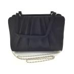 biju- камыш .2WAY атлас плиссировать party ручная сумочка большая сумка AMULETT KRONE плечо черный 