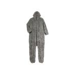 3WAY 着る毛布 あったかふわもこ クッションになる仕様 ボア素材 ゆったりシルエット 大きいサイズ 3L〜5L グレー系 冬