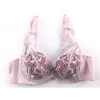 ショッピングトリンプ ブラジャー トリンプ Triumph  編レース ブラレット風 脇ダイア B70 ホワイトxピンク 送料250円