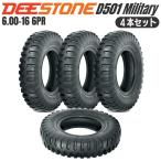 �y4�{�Z�b�g�zDEESTONE D501 Military 6.00-16 6PR 2025�N49�T�ȍ~�i12���j�����i �o�C�A�X �^�C�� �Q�^�R�^�C��
