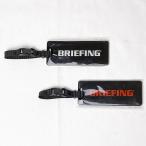 ブリーフィング BRIEFING ネームプレート 非売品 プレート：ブラック ロゴ：ホワイト・レッド ネームタグ 名札 刻印サービス