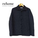 JOURNAL STANDARD relume( Journal Standard re дракон m) с хлопком стеганная куртка ( блузон ) темно-синий серия l размер :SlUSED