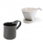 ZERO JAPAN( Zero Japan ) дриппер & Cafe кружка комплект дриппер tray есть DMZ-16 WH/BK