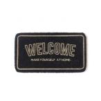 ko year коврик WELCOME черный IN049162