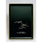  визитная карточка поддон маленький чёрный ( безграничный золотой ) сосна лист 3901850216021