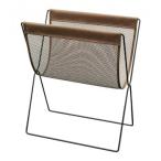  сделано в Японии SAKI(saki) боковой Wagon * сетка × кожзаменитель L черный рама Brown R-345*B