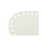 INAZUMA イナズマ 太糸用編み底 (約)21×8cm・穴φ6mm (0)オフ白 KBS-2108L