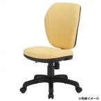 藤沢工業(TOKIO)　オフィスチェアハイバック　FST-77H イエロー