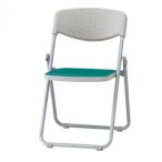 藤沢工業(TOKIO)　折畳みチェア　F-900F-S クリアグリーン(ヌノ)　5脚入