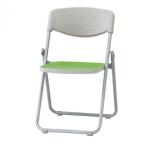 藤沢工業(TOKIO)　折畳みチェア　F-900F-S ライトグリーン(ヌノ)　5脚入