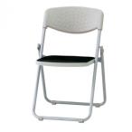 藤沢工業(TOKIO)　折畳みチェア　F-900F-S ブラック(ヌノ)　5脚入